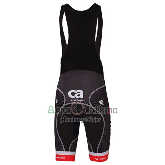 Trek Segafrojoo Ropa Ciclismo Culotte Corto 2017 Mangas Cortas Negro y Rojo